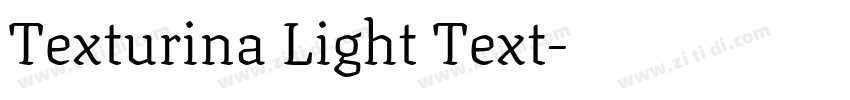 Texturina Light Text字体转换